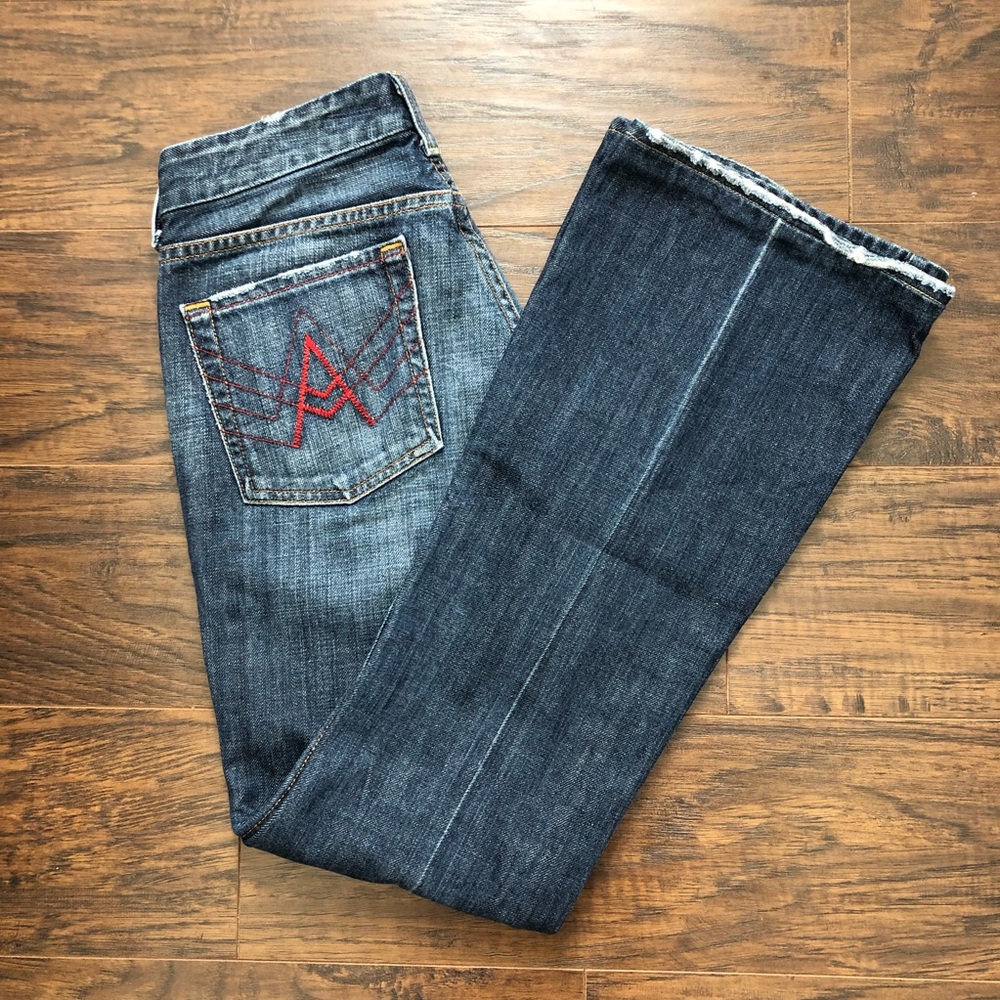 7 For All Mankind “A” Pocket Flare Jeans Size 27